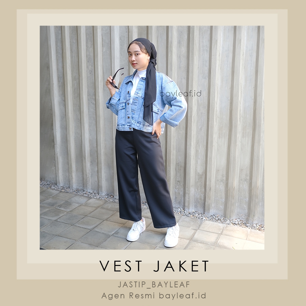 VEAST PREMIUM JAKET JEANS CROP BY BAYLEAF.ID