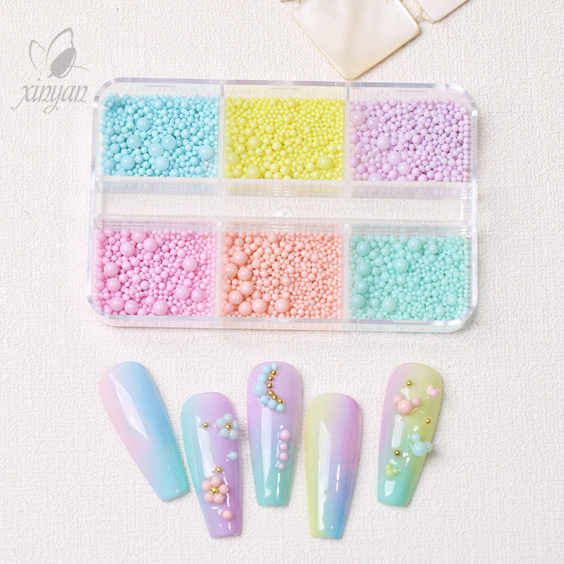 

MACAROON BALL CANDY POPPING BEADS FOR NAIL ART HIASAN KUKU ACCESSORIES NAIL