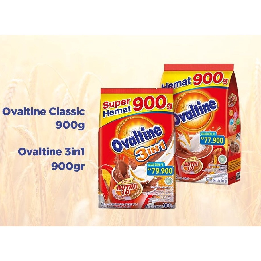 

[♟R55\] (BPOM) EXP SEPTEMBER 2024 Ovaltine Classic 900gram/Ovaltine 900gr Clasic Coklat/Ovaltine 900 3in1 Susu Bubuk Cokelat/Ovaltine 990 3in1 900/900gr/900gram Flash Sale