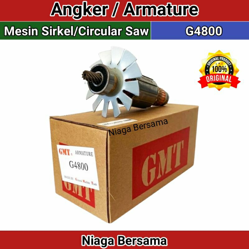 Angker Mesin Sirkel GMT G4800 Armature Circular Saw