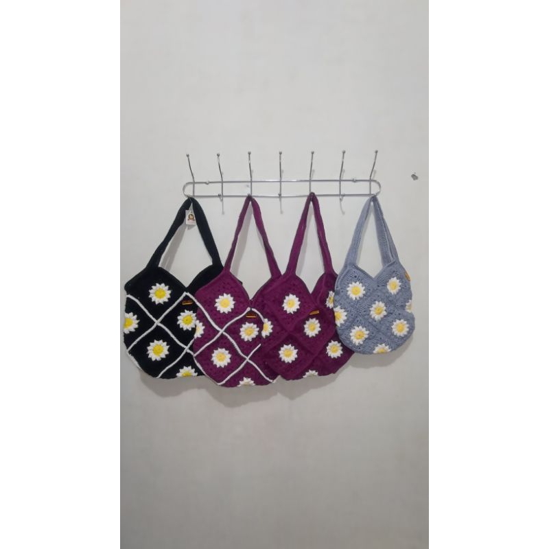 Tote bag daisy granny (open po)