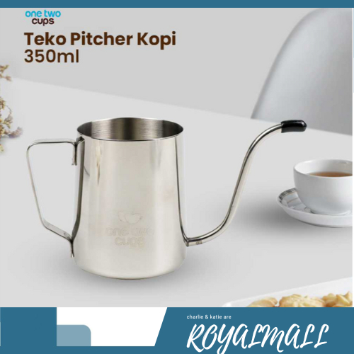 Teko Kopi Leher Angsa Gooseneck Pour Over Drip Kettle / Teko Gelas Kopi Itam Arab Aceh Awan Leher V6