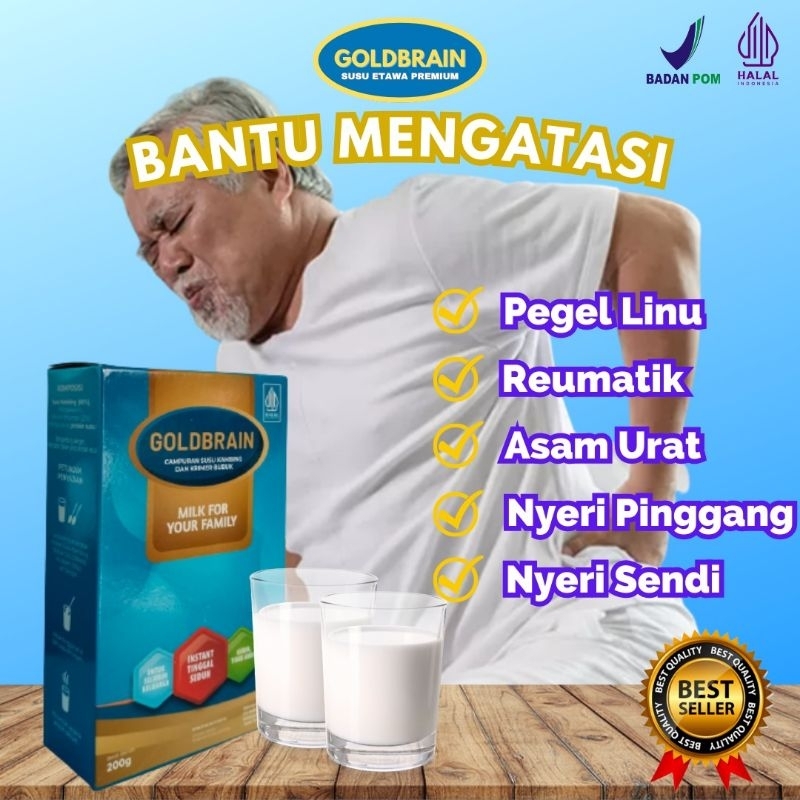 

Susu etawa GOLDBRAIN susu etawa premium nutrisi kecerdasan otak anak