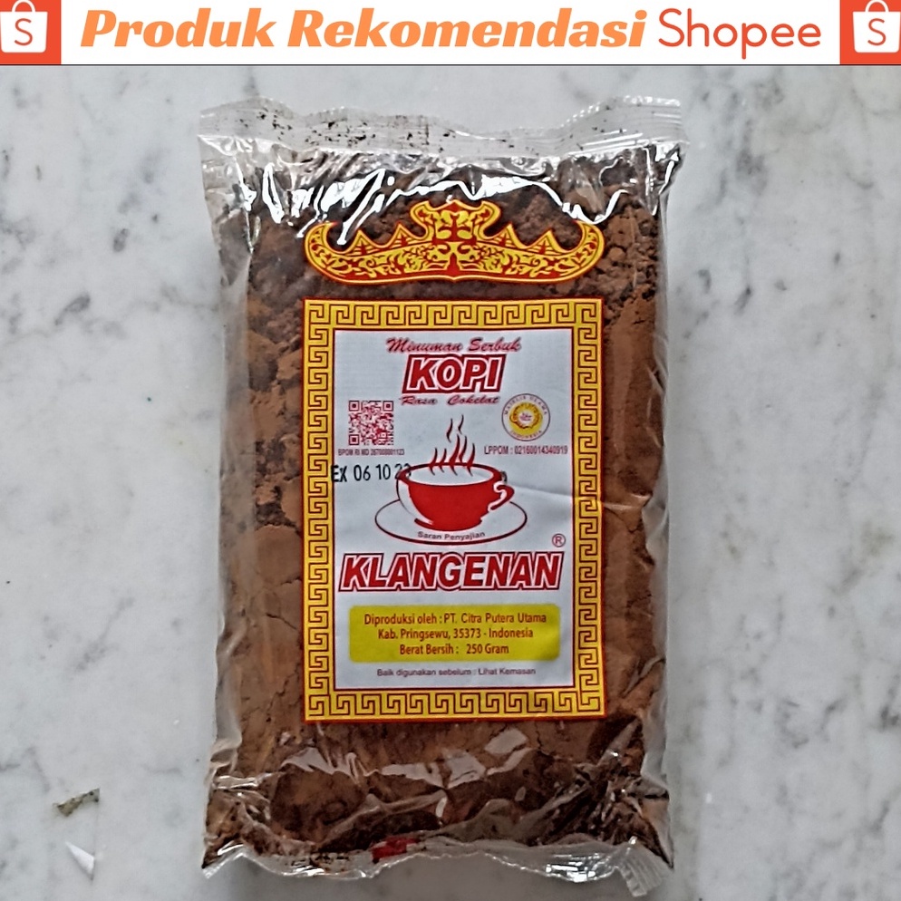 

T3rbaru Kopi Klangenan Asli Pringsewu Lampung Kemasan 250 Gram - Kopi Bubuk Lampung Asli / Kopi Robusta Lampung For sale