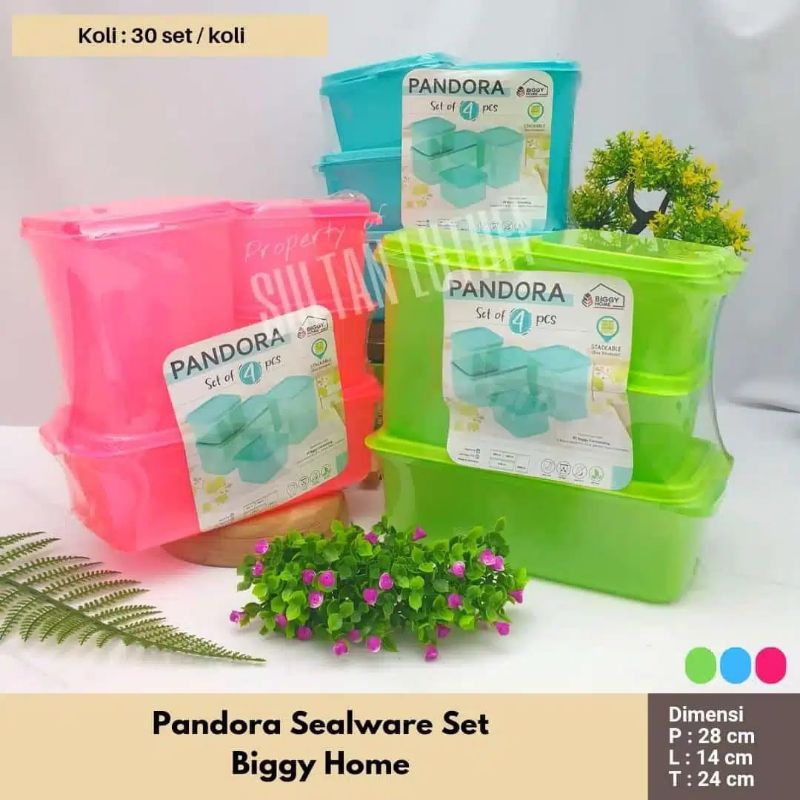 Pandora Sealware Set Biggy Home Toples kue Toples lebaran