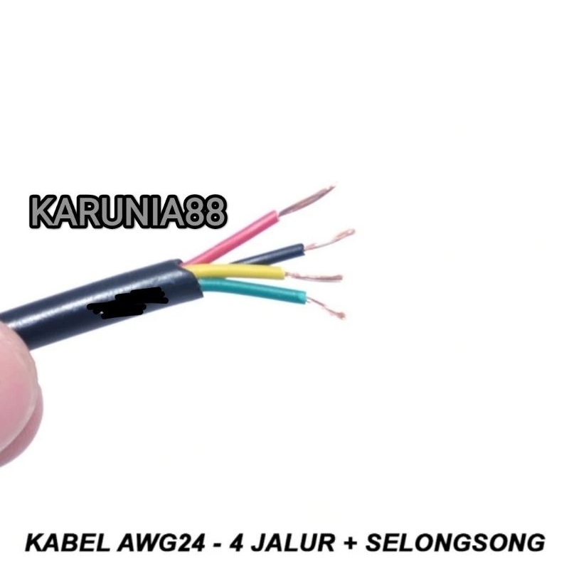 kabel awg24 isi 4 jalur