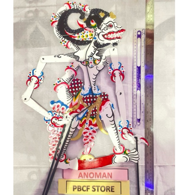 Wayang Kertas ANOMAN BIMO KRESNA GATUTKACA ARJUNA