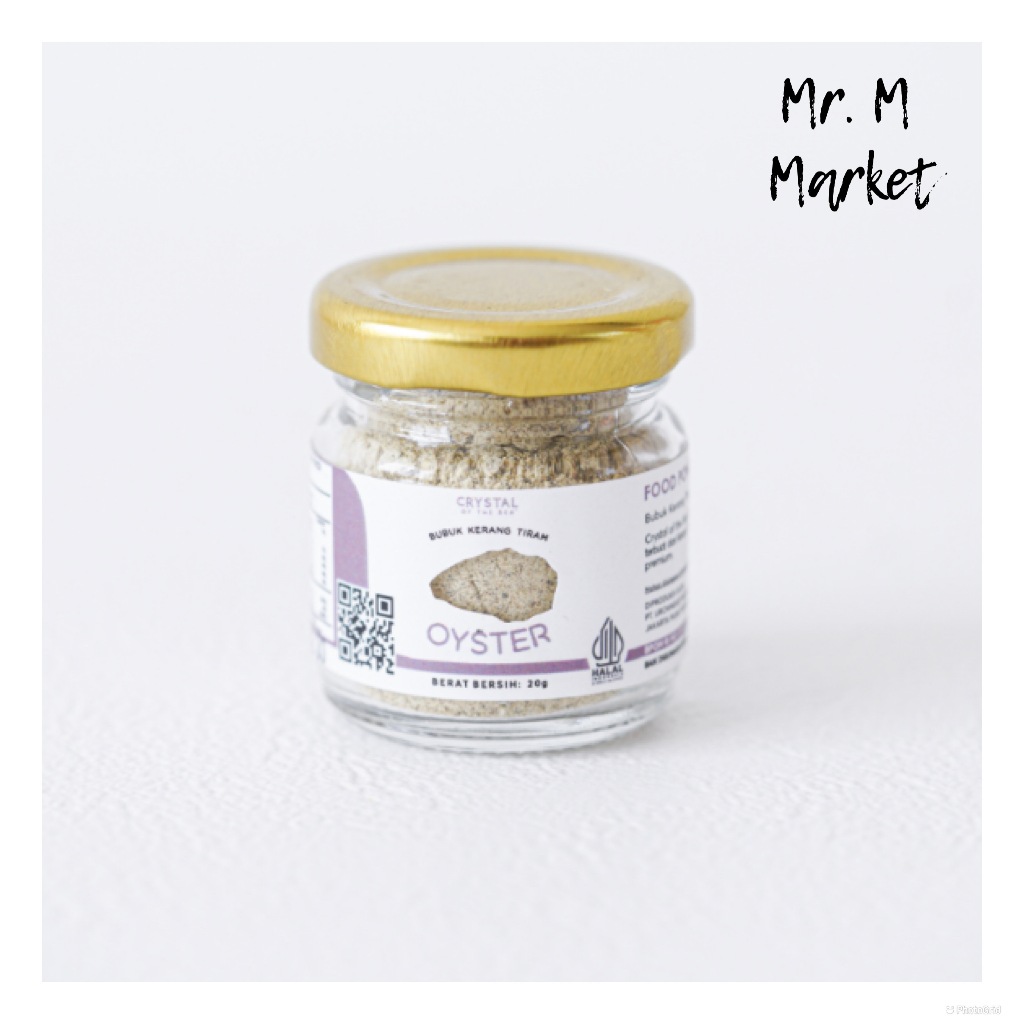 

Crystal of the Sea | Oyster Powder (20GR) / Bubuk Kerang Tiram / Pengganti Oyster Sauce / Saus Tiram - Bumbu Kaldu MPASI NON MSG