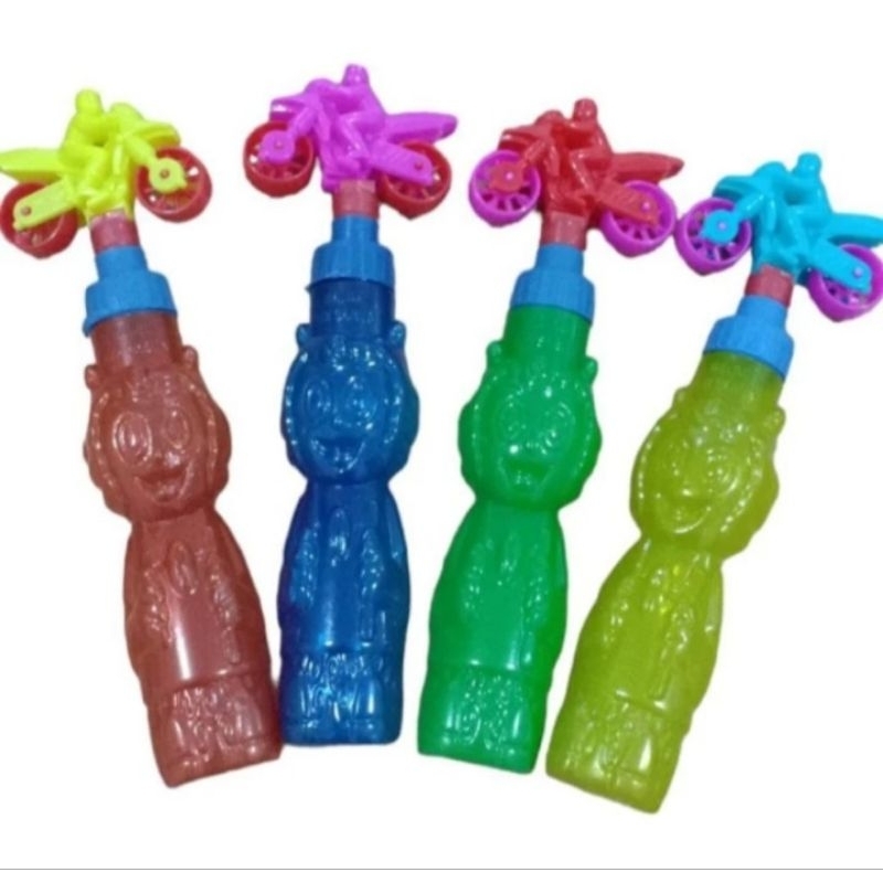Botol Gelembung Sabun - Buble Soap Boneka - Gelembung Tiup Berhadiah(Sudah Isi)