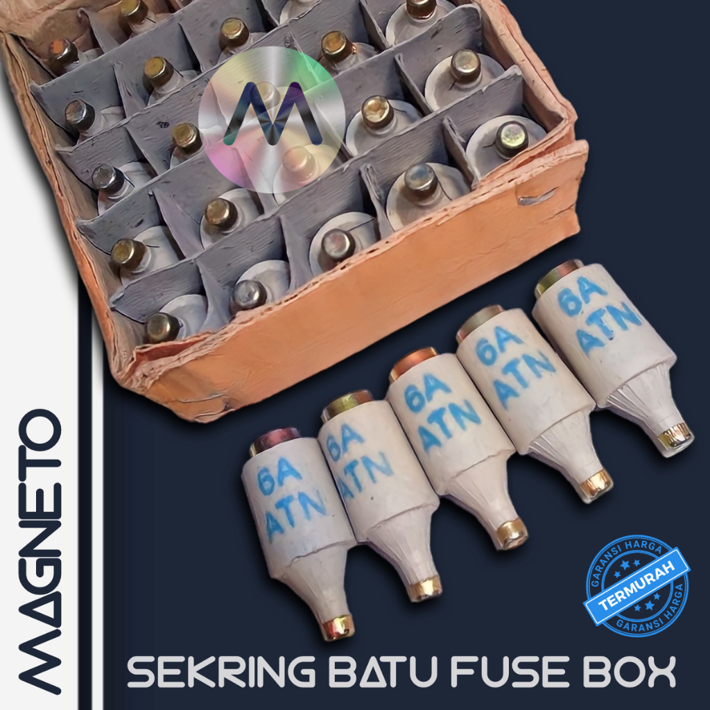 SEKRING BATU FUSE BOX SIKRING KERAMIC JADUL 6A & 10A SEKERING LISTRIK RUMAH FUSEBOX BIASA TERMURAH