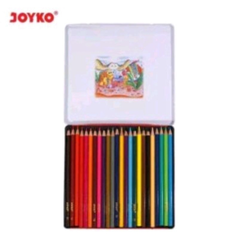

Pensil Warna Joyko Superior 24 Warna Kaleng CP-24TC Tin Case Color Pencils Joyko 24 Kaleng