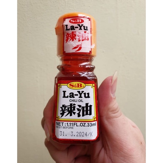 

6JGHA S & B la yu layu Chili Oil / pedas 33ml dkg7u