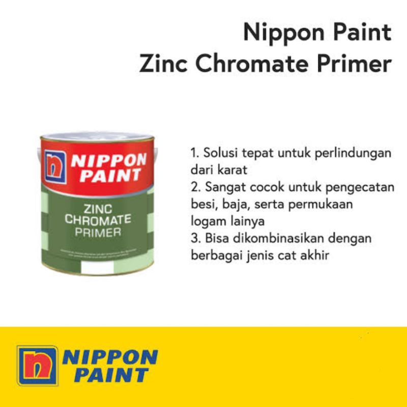 Cat Anti Karat Cat Dasar Nippon Paint Zinc Chromate Primer