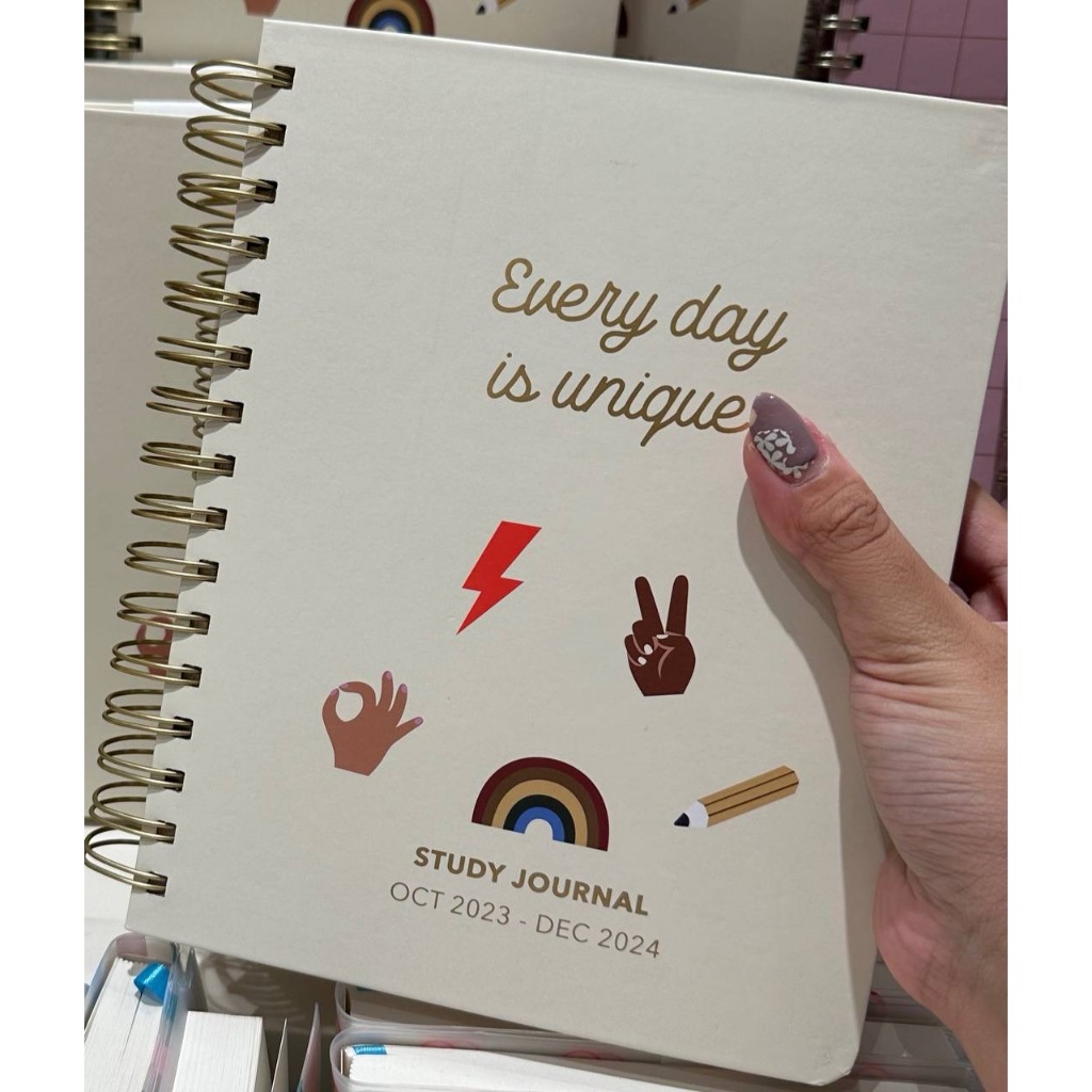 

JASTIP - FLYING TIGER JOURNAL 2024 BEIGE | CHRISTMAS GIFT / HADIAH NATAL