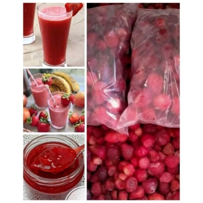 

STRAWBERRY FROZEN kemasan 1 kg