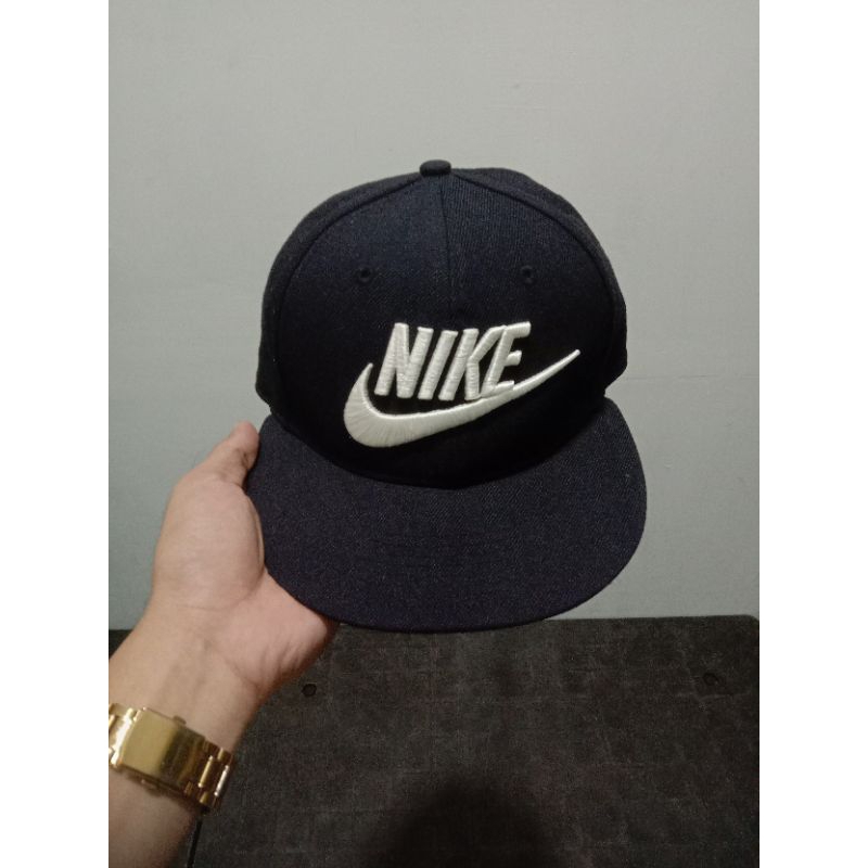 Nike True snapback ,original seconhand warna hitam