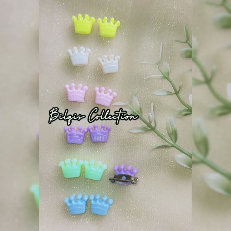 12 PCS ( 1 LUSIN )BROS DAGU MAHKOTA / BROS DAGU KECIL / BROS HIJAB / BROS ANAk