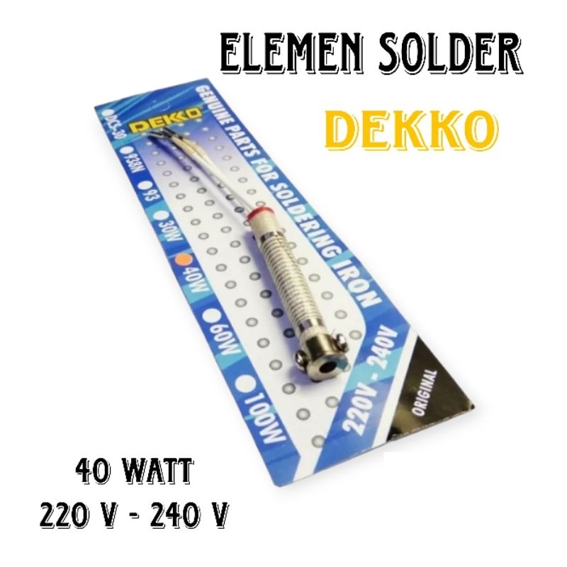 elemen solder dekko 40 watt
