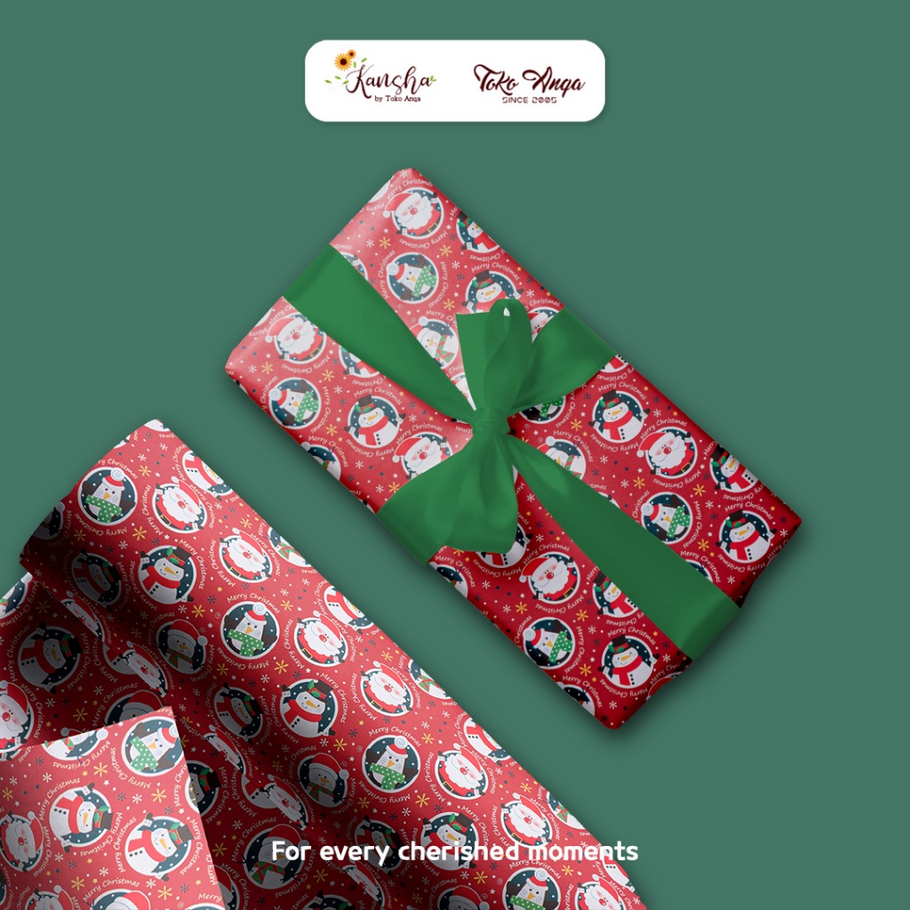 

TOKO ANQA-Kertas Kado motif Natal Christmas 6029