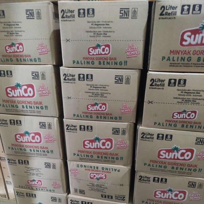 

Sunco Minyak Goreng 1karton (Kemasan 2liter 6pcs)