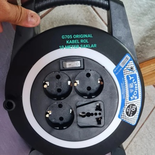 G705 ORIGINAL KABEL ROL ROLL 10 M METER SAKLAR BOX STOP KONTAK SOCKET LISTRIK ELEKTRIK ELEKTRONIK ST