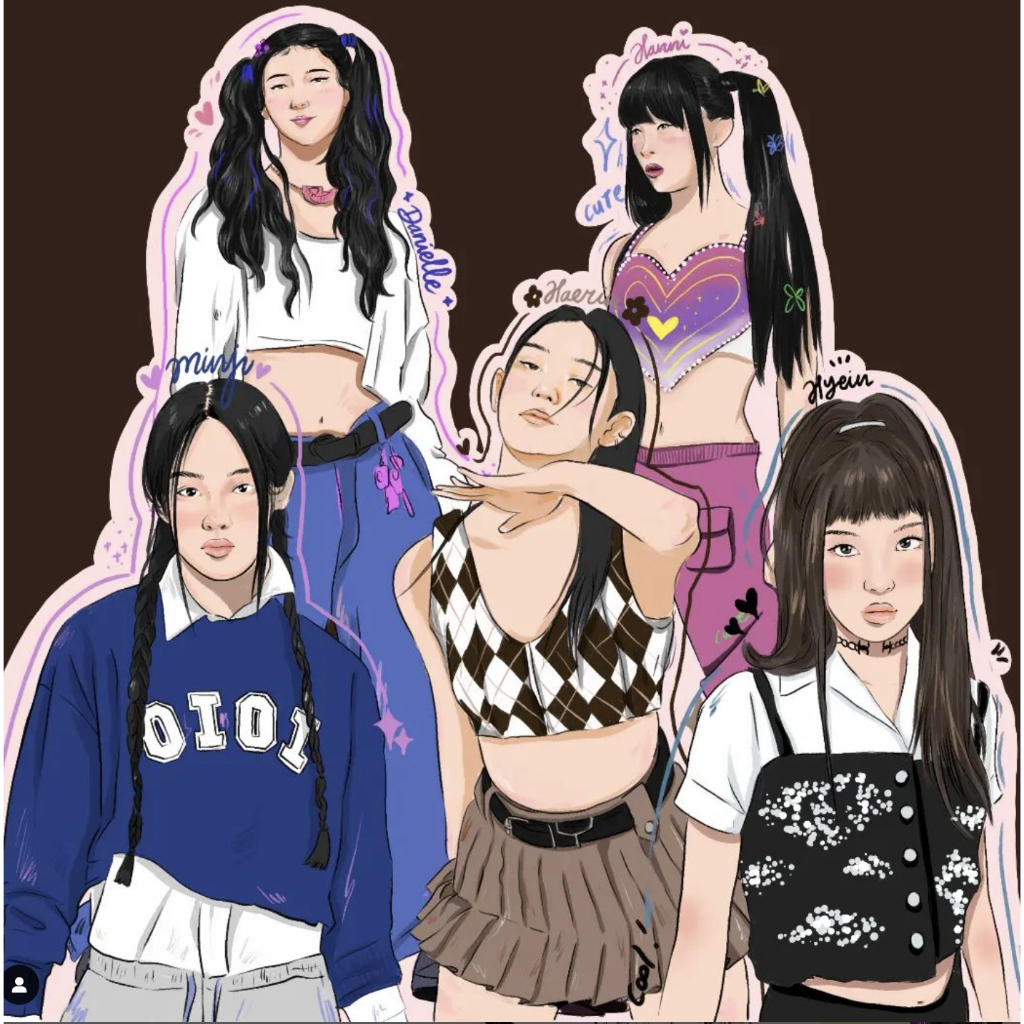 

NEW JEANS STICKERSET