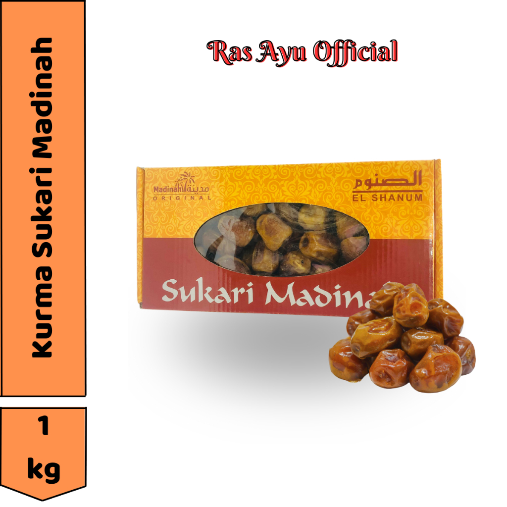 

Kurma Sukari 1kg / Kurma Sukkari / Kurma Sukari Premium / Kurma Basah / kurma manis