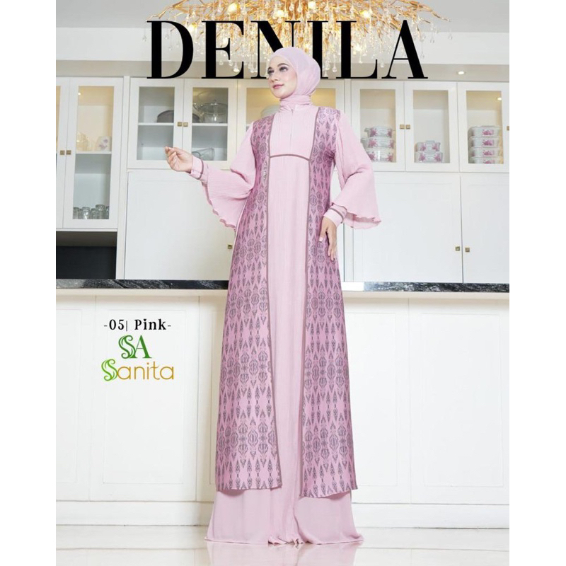 DENILA DRESS By sanita original terbaru