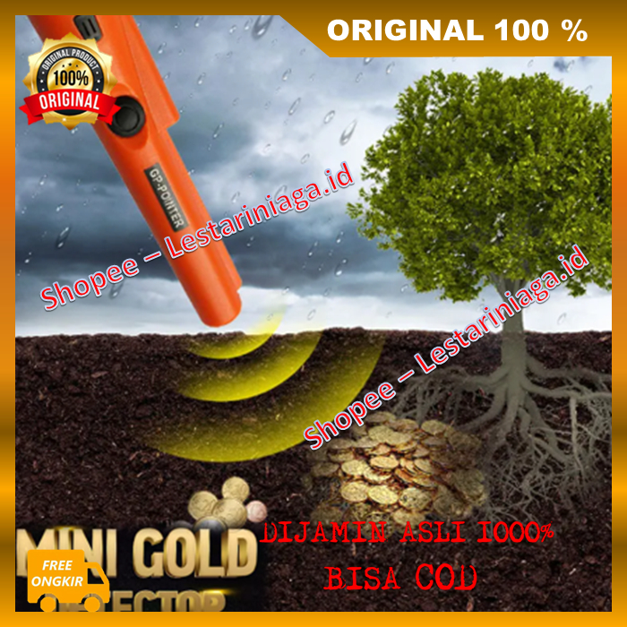 Mini Gold Detector Alat Pendeteksi Logam Detektor Emas Harta Terpendam Metal Emas Perak Deteksi Taha