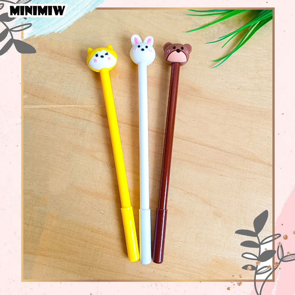 

PULPEN SERIGALA PGK-1068 PEN ZOO ANIMAL WOLF DOG TINTA GEL BOLPOIN SOUVENIR ANAK SUVENIR KADO PORTABLE MURAH TERMURAH COD