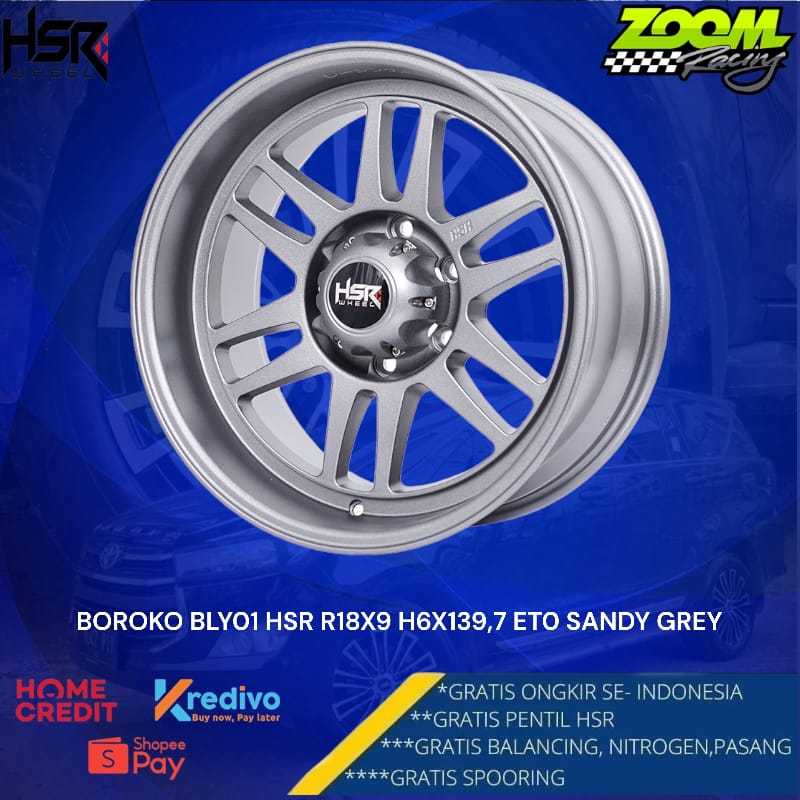Velg Mobil Pajero Blazer Ford Ranger R18 HSR Bly01 Lebar 9 Velg Celong