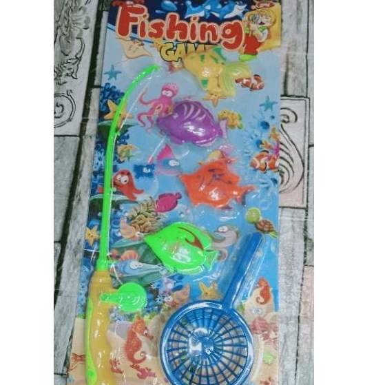 Mainan Anak Pancing Ikan/Mainan anak pancingan ikan magnet/Mainan pancing ikan 4
