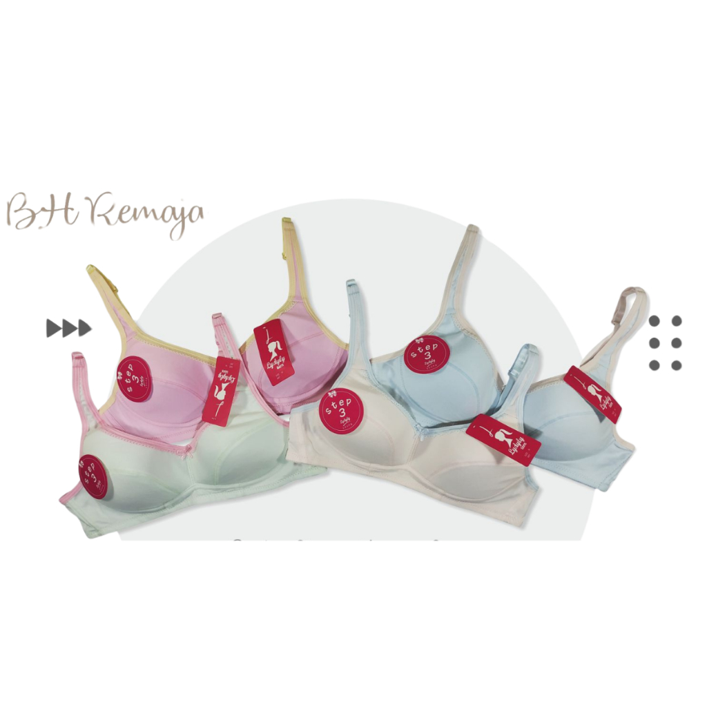 Lidily -  Bra Remaja Bahan Halus Nyaman Di Gunakan Size 32 - 36