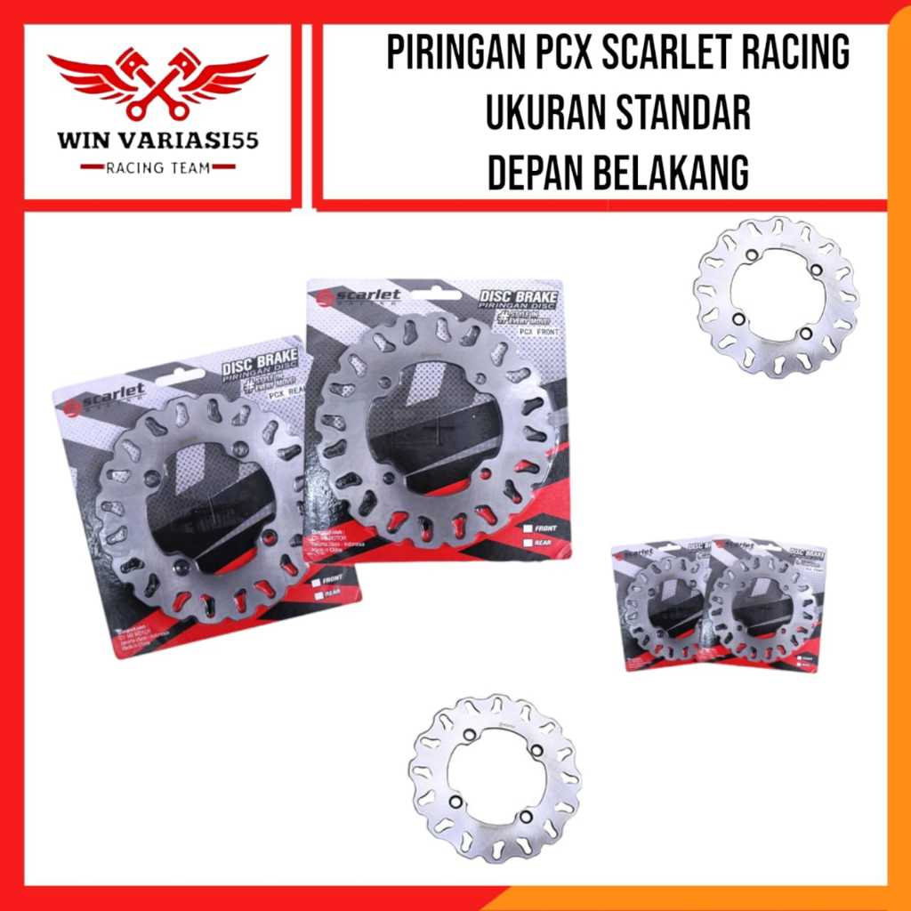 PIRINGAN CAKRAM DISC DEPAN BELAKANG PCX150 PCX160 DISC PCX DEPAN BELAKANG WV55
