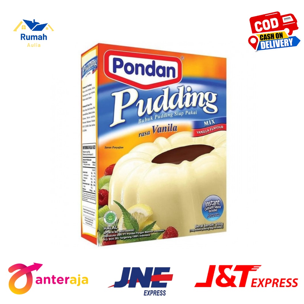 

85 Pondan Puding Mix Vanilla 200 Gram Terbatas