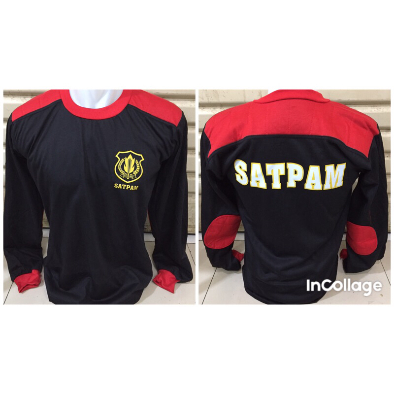 kaos satpam lengan panjang /kaos lapangan satpam lengan panjang/kaos satpam lengan panjang