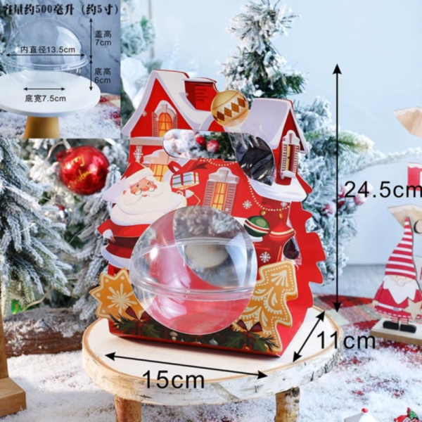 

Dijual Dessert box ball mika set natal kotak natal dessert box Christmas - Motif B Diskon