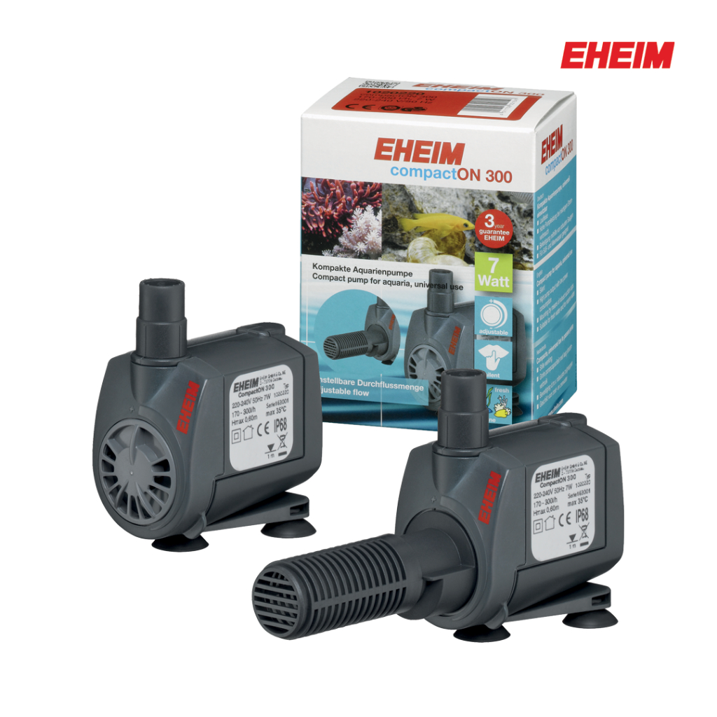 EHEIM CompactOn Model 300/600/1000  - Pompa Akuarium Ringkas Bertenaga dan Senyap buatan Jerman