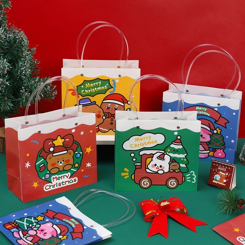 

DY PACK TAS HADIAH PVC NATAL / GODDIE CHRISTMAS/ PAPER BAG NATAL LUCU PB-N11