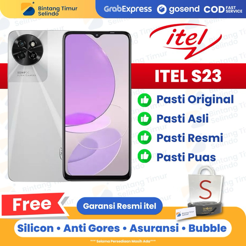 ITEL S23 [8GB+8GB]+128GB [8GB+8GB]+256GB Garansi Resmi 1 Tahun