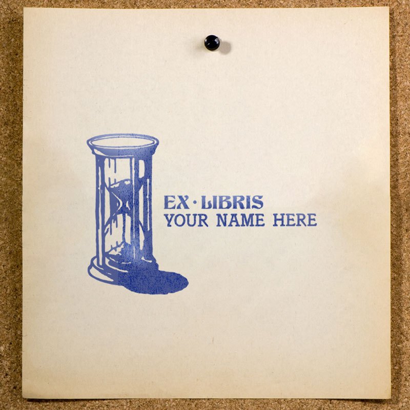 

Stempel Buku Perpustakaan Ex Libris Stamp Custom Nama SE-39