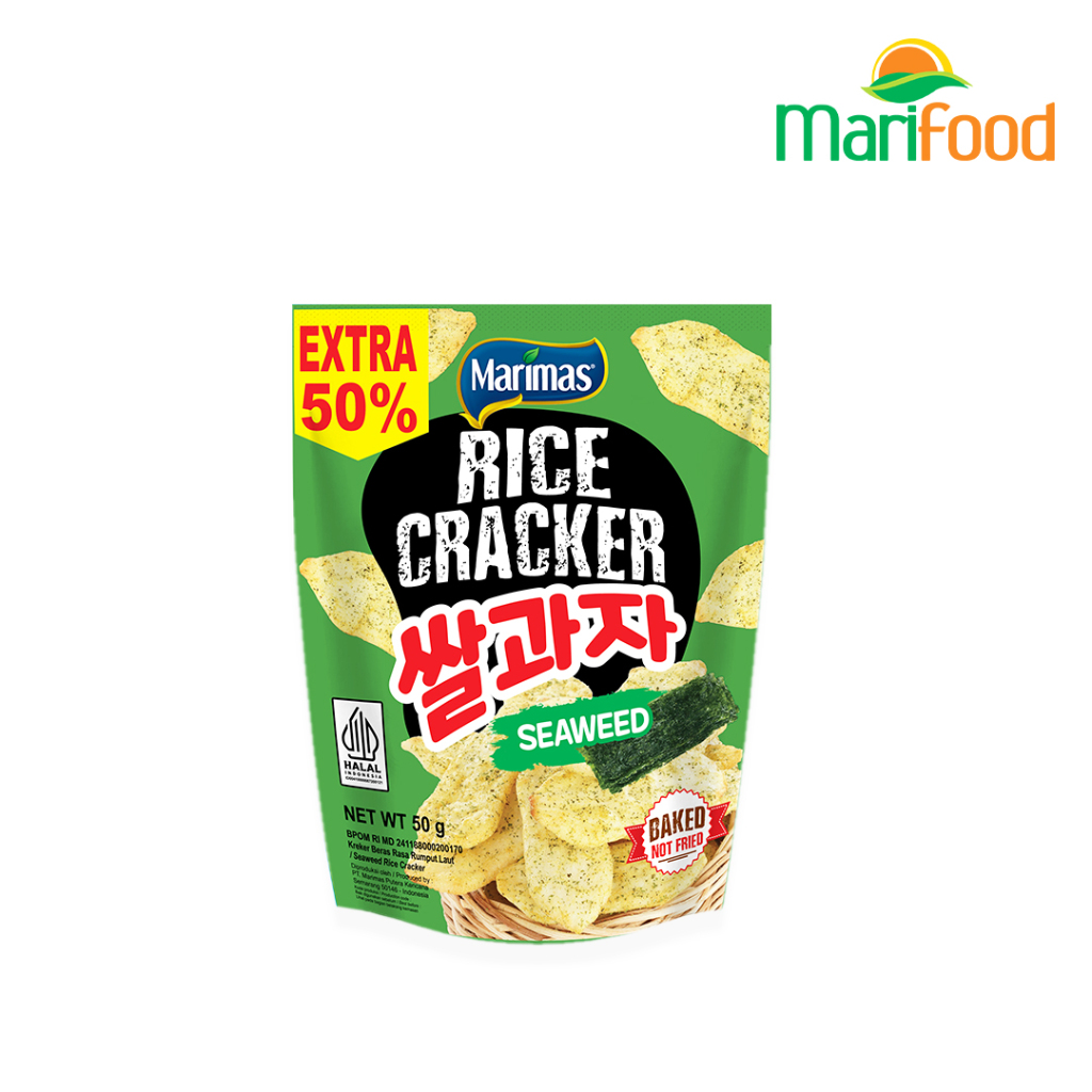 

Marimas Rice Crackers Seaweed Extra 50%