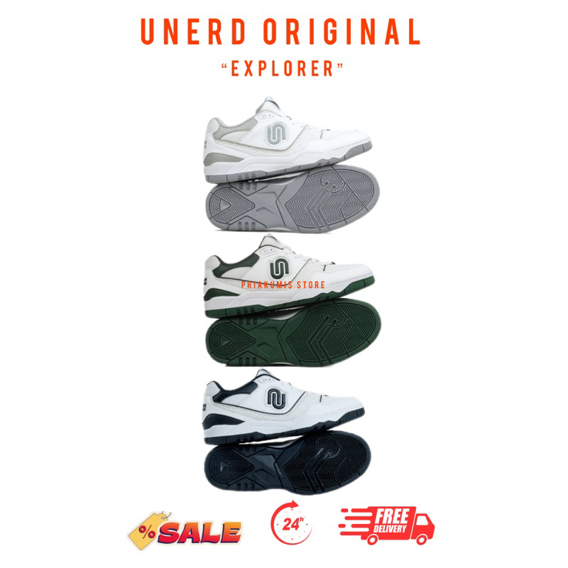 Unerd Official Explorer - Sepatu Sneakers Unerd | Sepatu Pria | Sepatu Wanita