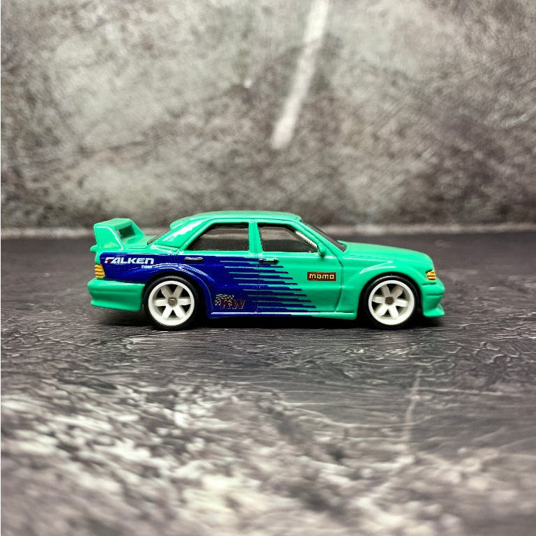 Hot Wheels Team Transport Mercedes Benz 190 E Falken