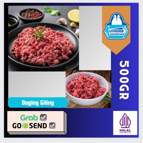 

Daging Sapi Giling Australia Minced Beef / TheBest Quality Ground Beef 500 gr