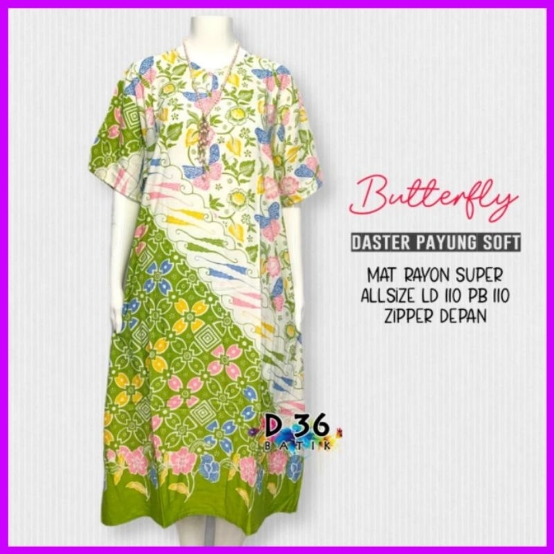 DASTER BATIK RAYON PREMIUM BUSUI READY STOCK KETAPANG KALBAR