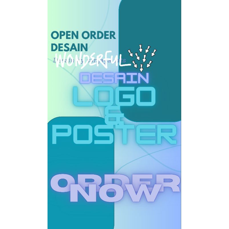 jasa desain logo / desain poster / desain kemasan produk / desain iklan / edit foto