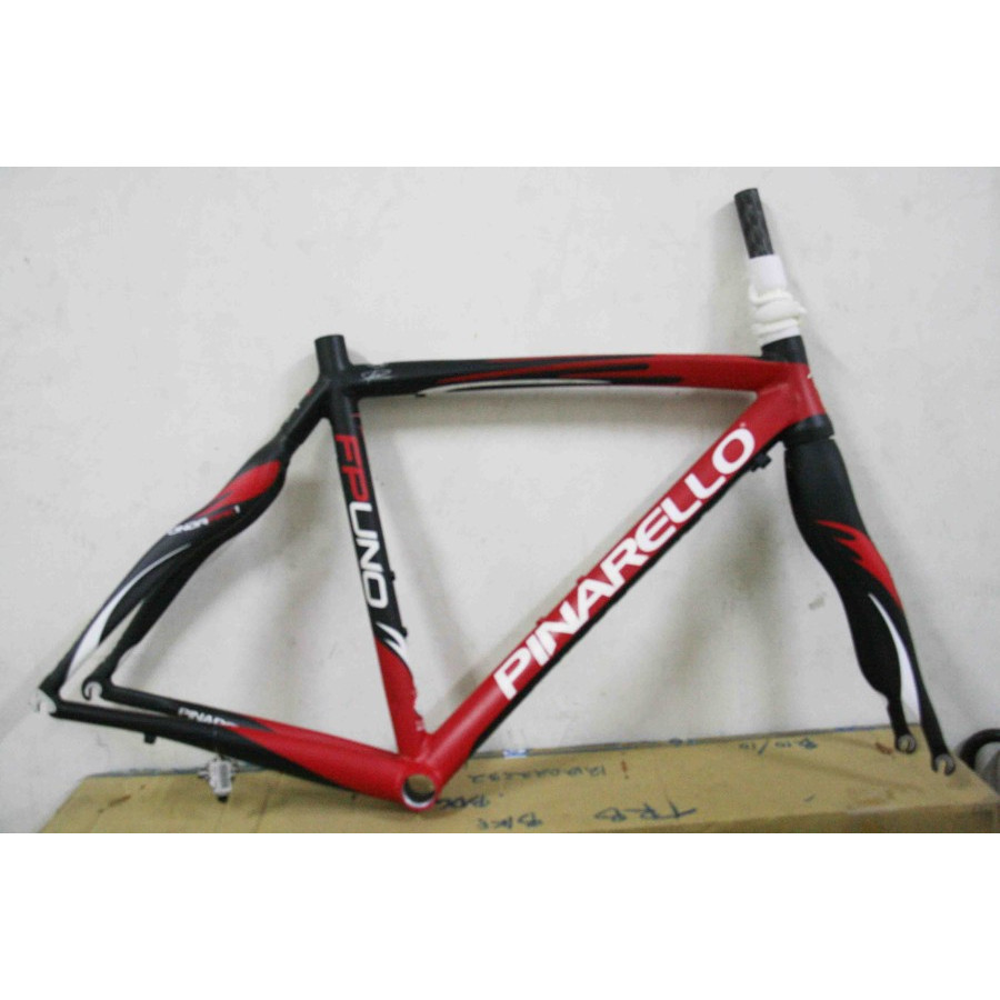 Frame Kerangka Sepeda Pinarello FP Uno Alloy Carbon Red-Black