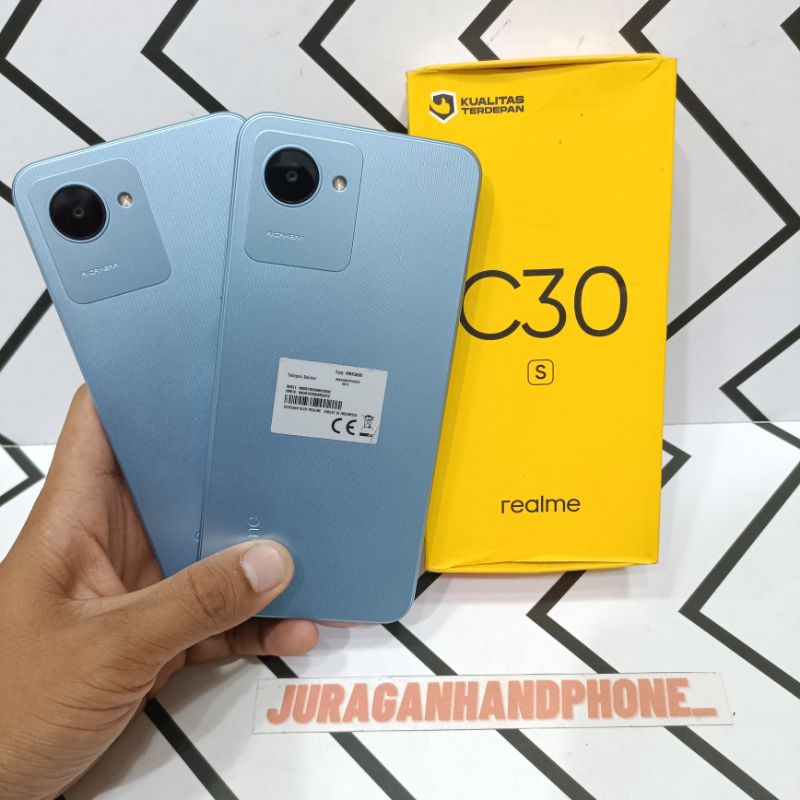 Realme C30s Ram 4/64GB + 3/32GB Hp Second Seken Bekas Fullset