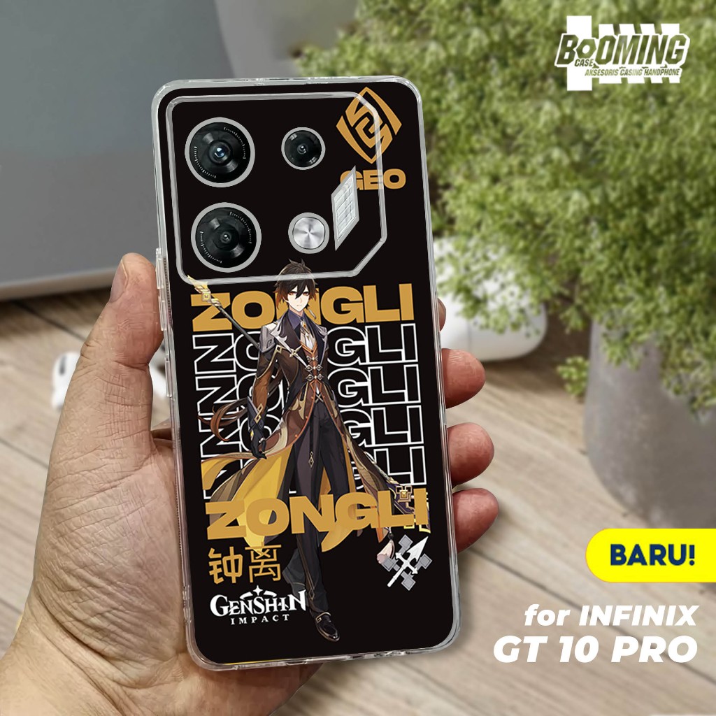 Case Infinix GT 10 Pro Casing Infinix GT 10 Pro Motif [GENSHIN IMPACT] Booming Case Softcase Premium